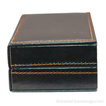 High Quality PU Leather Gift Packaging Box, Custom Box Packaging For Cufflinks